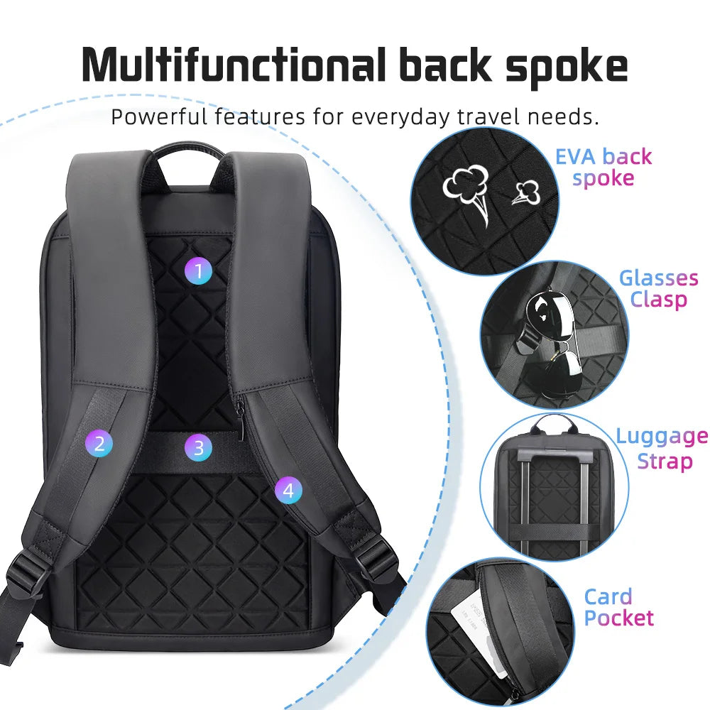 Versatile Pro-Tech Backpack: Lightweight & Multi-Compartment Design