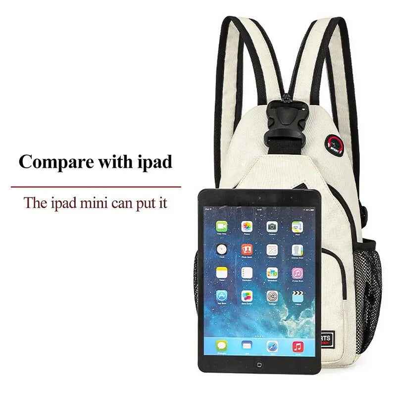 Modern Canvas Sling Backpack for Active Lifestyles