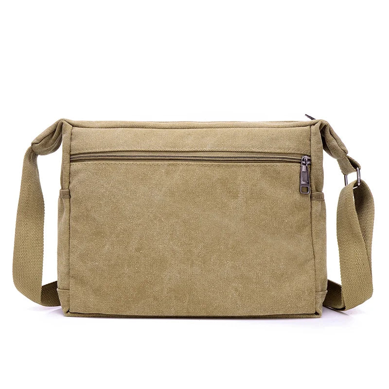 Vintage Canvas Travel Crossbody Bag