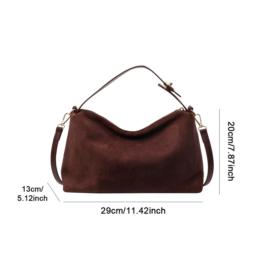 Large Capacity PU Leather Shoulder Bag – Elegant & Versatile Tote