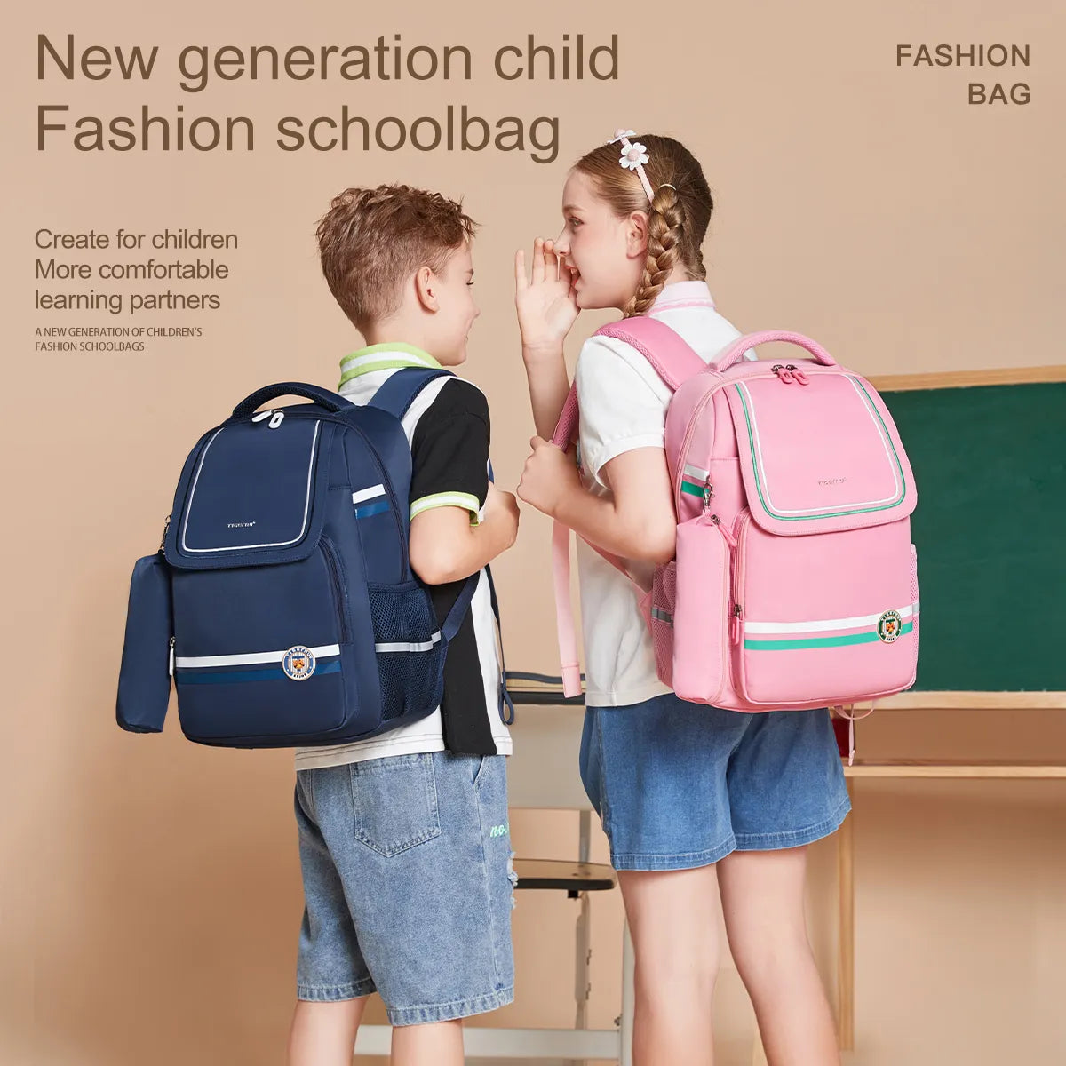 Classic Scholar Backpack - Timeless School Essential