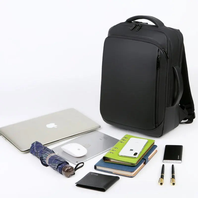 Sleek Business Backpack with USB Charging Port