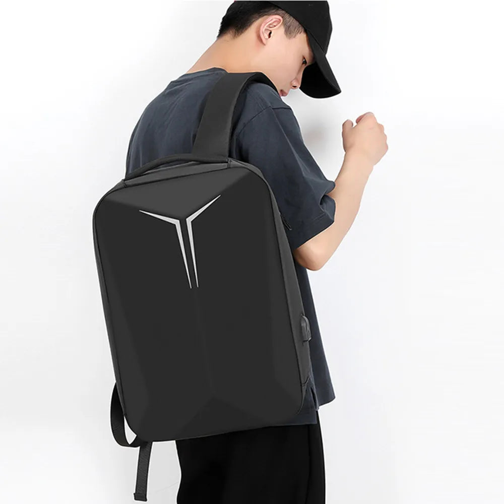 TechSavvy Commuter: 15.6" Laptop Backpack with USB Charging Port