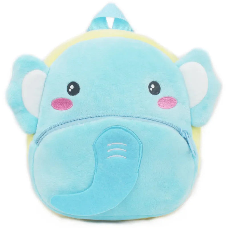 Whimsical Critter Plush Backpacks for Kids