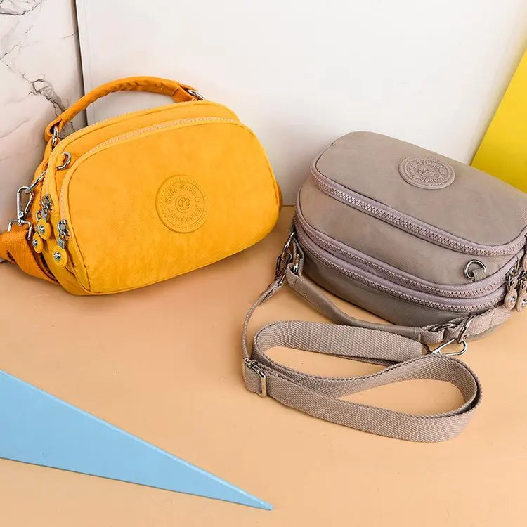 Chic Sky Blue Crossbody Bag – Elegant & Versatile Companion