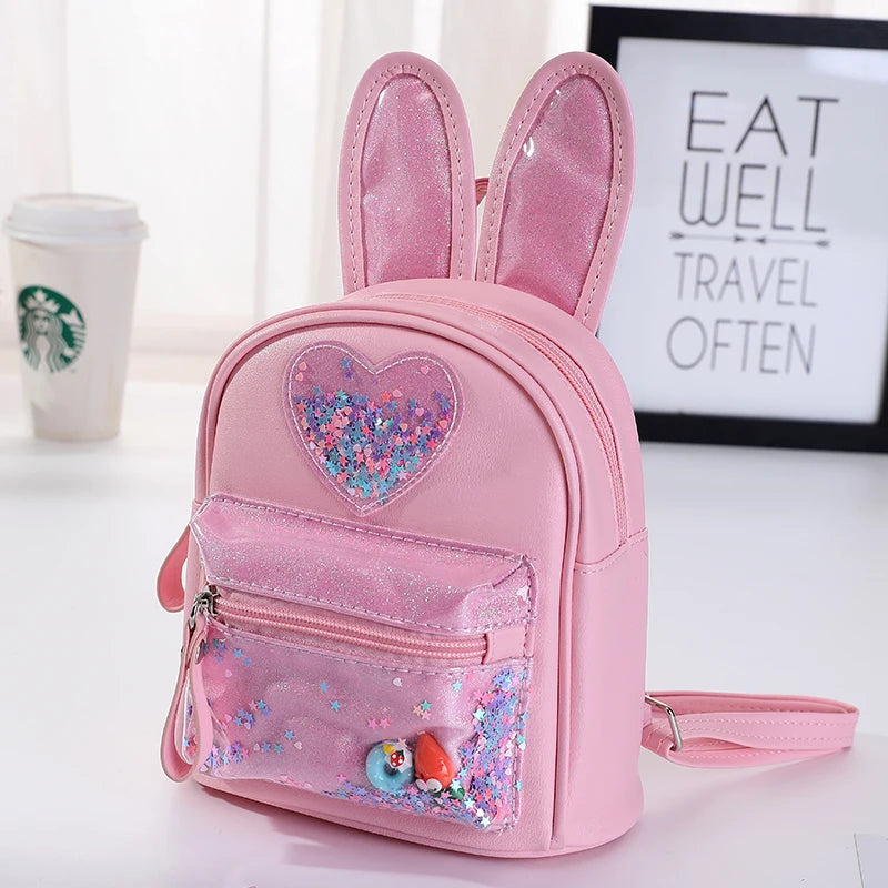 Sparkling Sequin Rabbit Mini Backpack