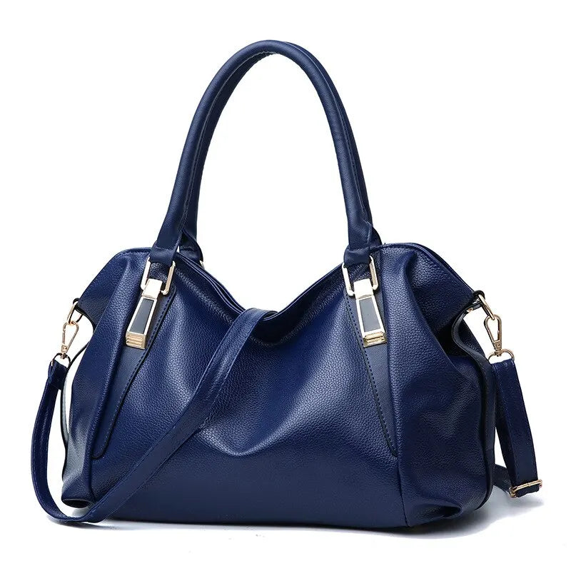 Soft Leather Casual Shoulder Bag – Spacious & Stylish Tote for Everyday Use