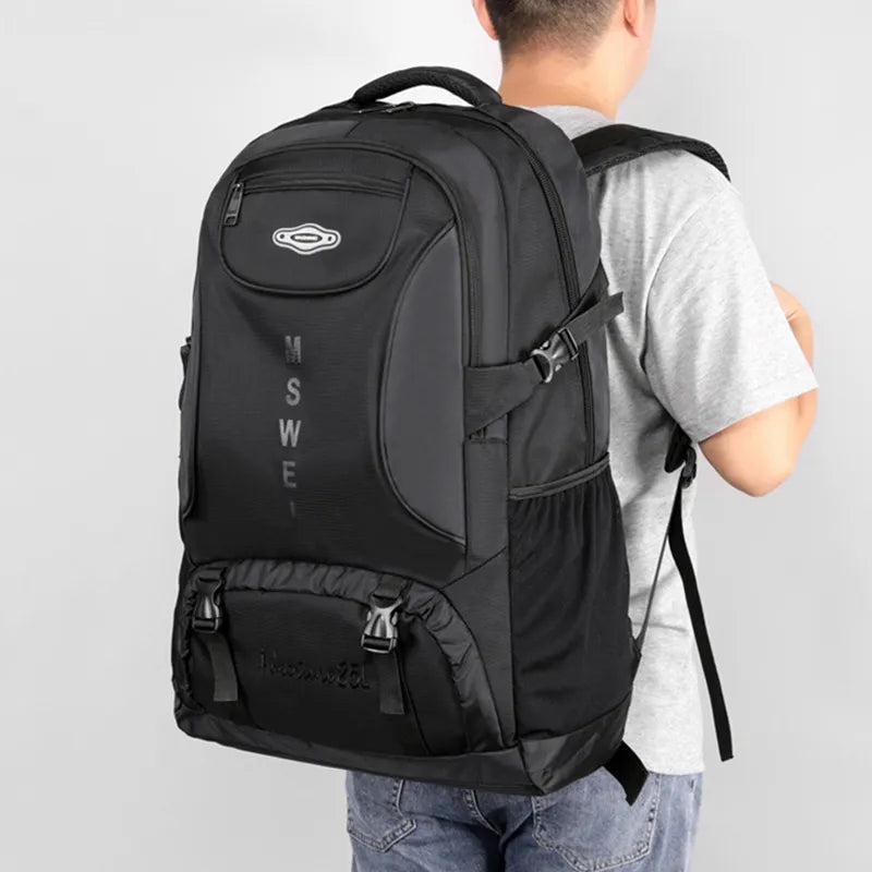 AdventureMax All-Terrain 65L Backpack - Waterproof, Multi-Pocket