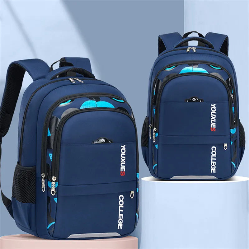 Sleek Waterproof School Backpack for Teens