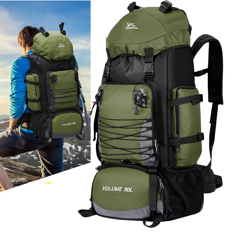 Expedition-Ready 90L Outdoor Backpack for All-Terrain Adventures