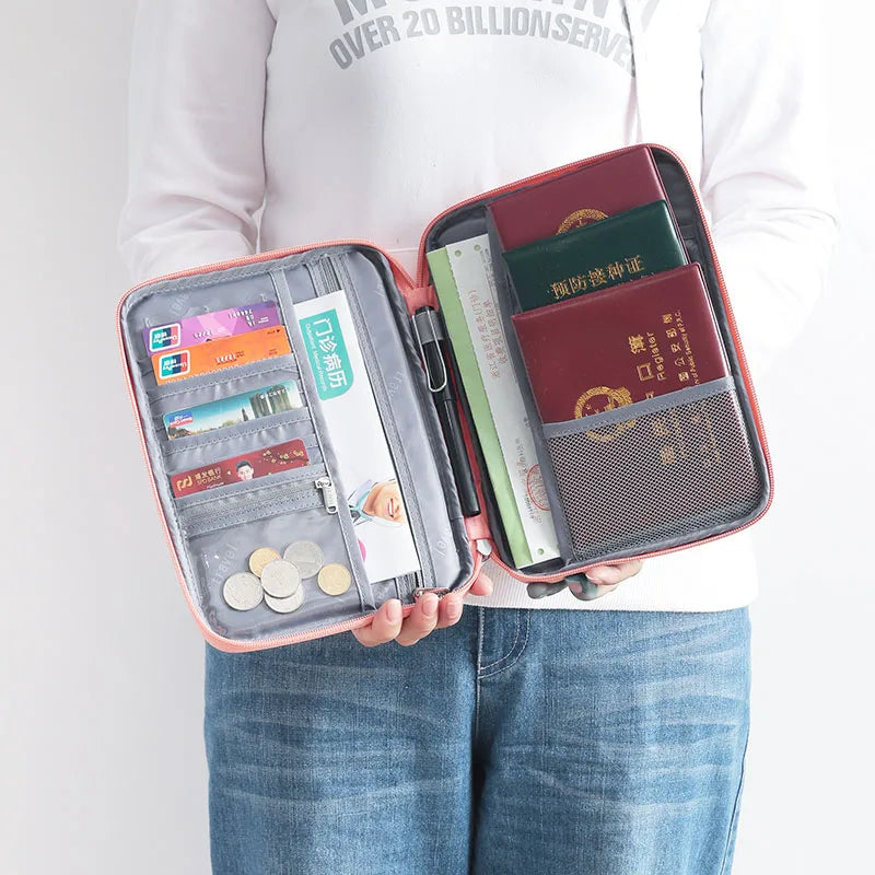 Sleek Travel Wallet & Passport Organizer