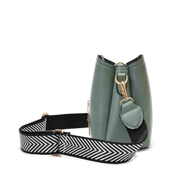 Modern Elegance Butterfly Tassel Handbag