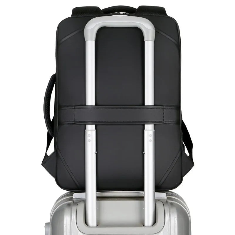 Sleek Business Backpack with USB Charging Port