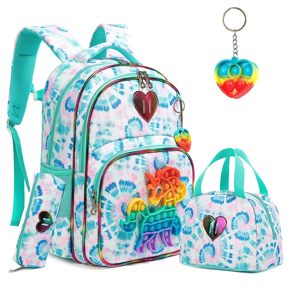 Galactic-Themed School Backpack and Accessories Set