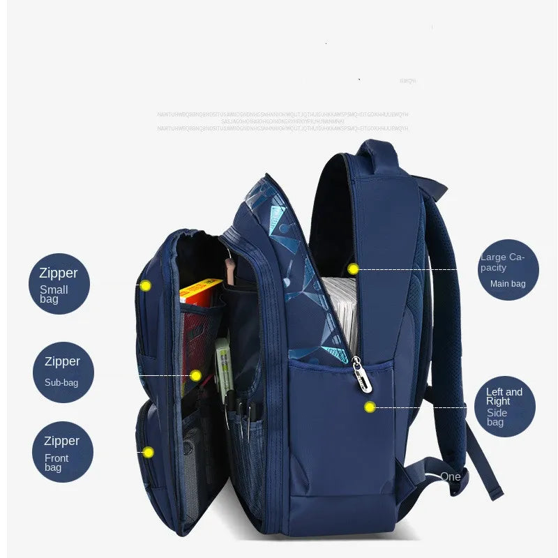 Boys' Durable Orthopedic School Backpack