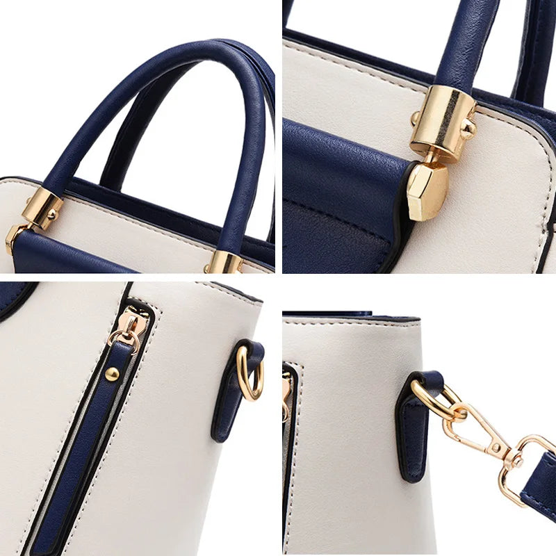 Nautical Elegance PU Leather Satchel