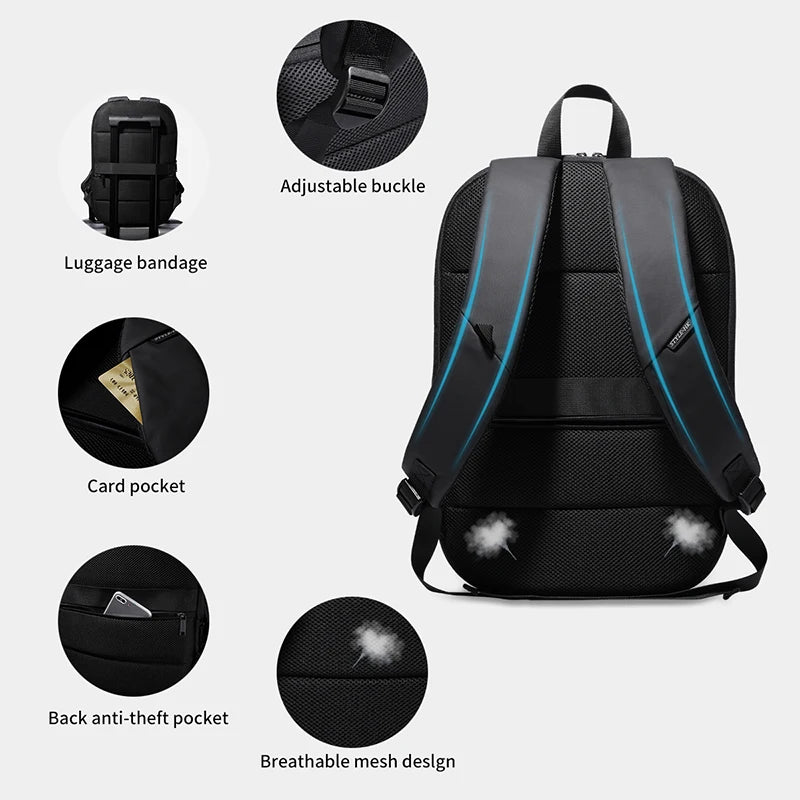 Heroic Knight 15.6-Inch Expandable Laptop Backpack