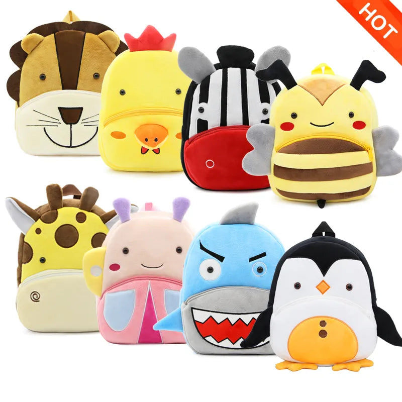 Zoo Buddies Plush Backpack Collection