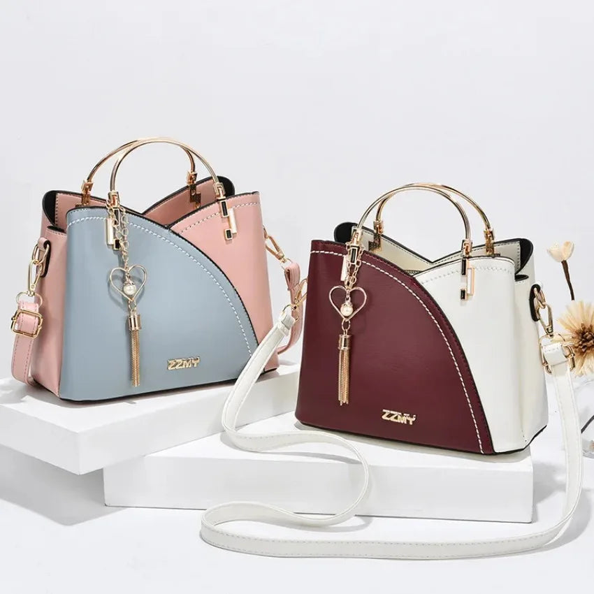 Pastel Patchwork Tote: Stylish & Spacious Everyday Bag