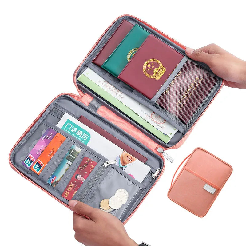 Sleek Travel Wallet & Passport Organizer