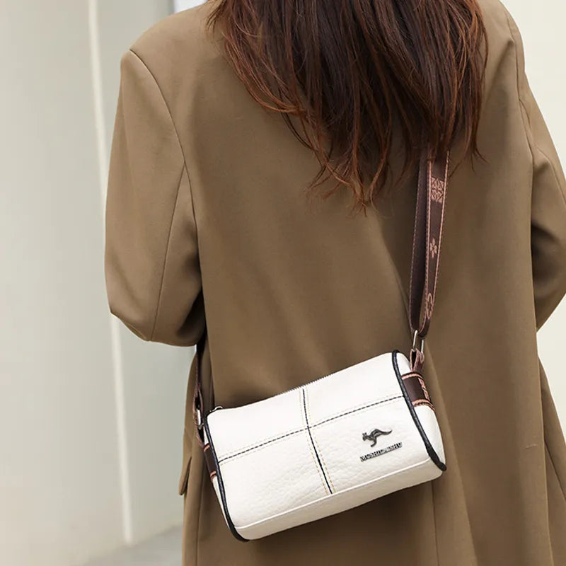 Classic Genuine Leather Crossbody Bag