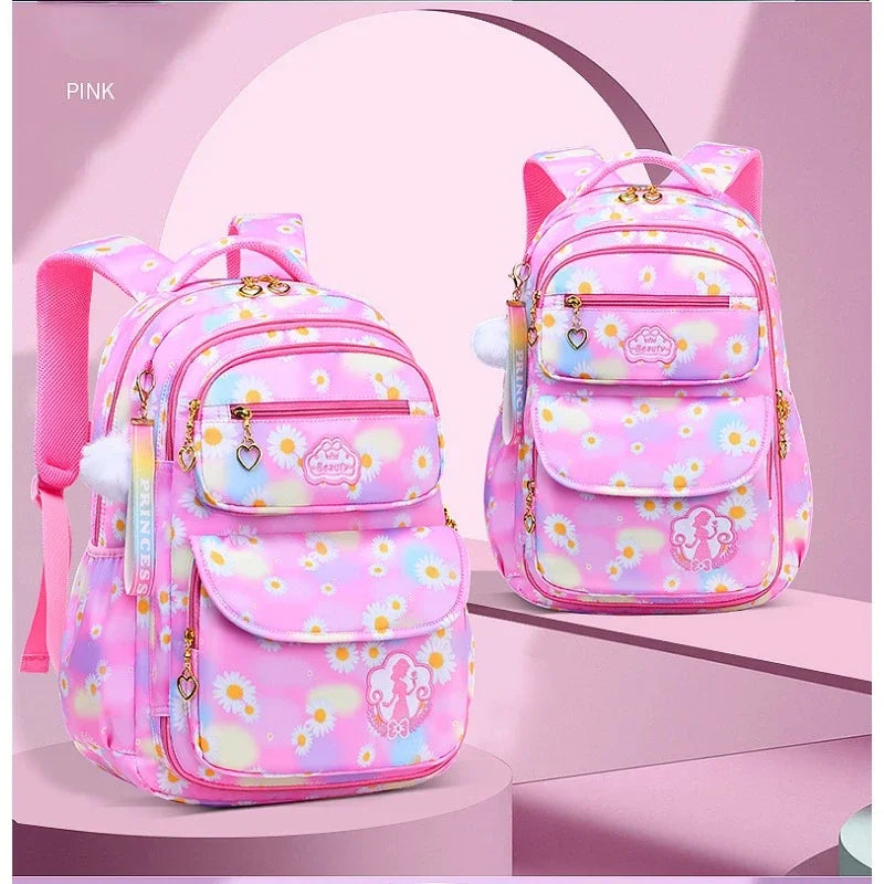 Enchanted Sky School Backpack Set - Magical Pink Gradient