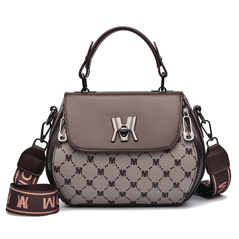 Elegant Monogram Shoulder Bag