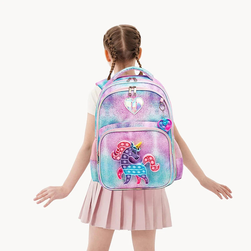 Galactic-Themed School Backpack and Accessories Set