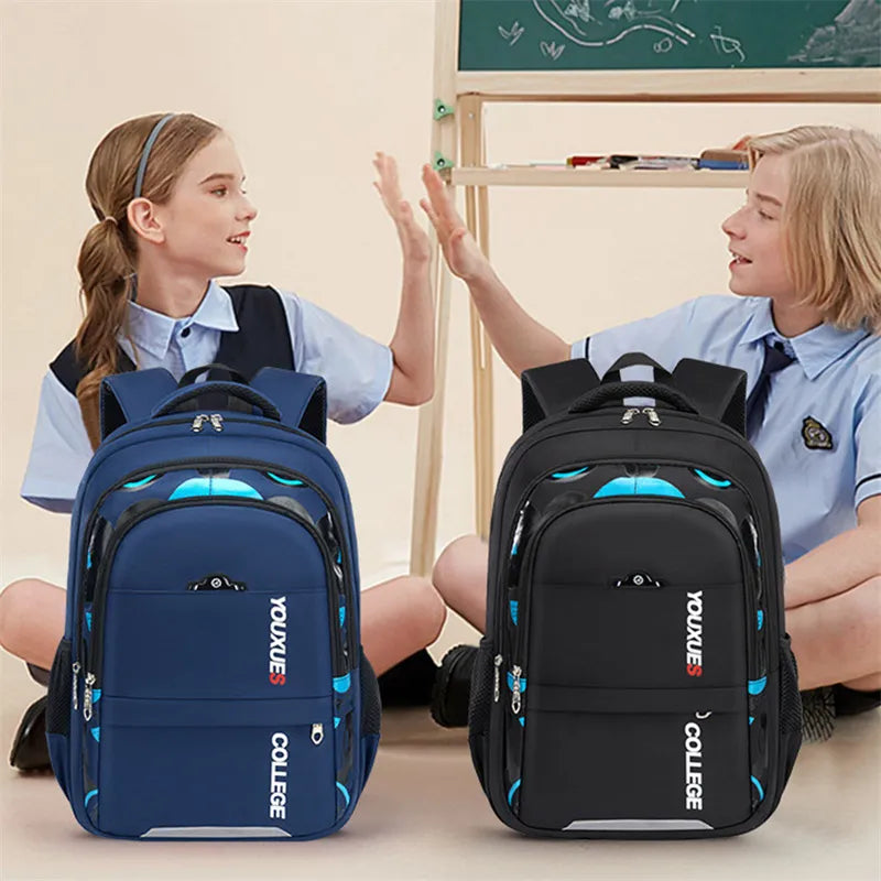 Sleek Waterproof School Backpack for Teens