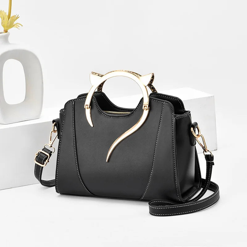 Vento Marea Women's PU Leather Handbag - Fashionable Soft Tote Shoulder Bag