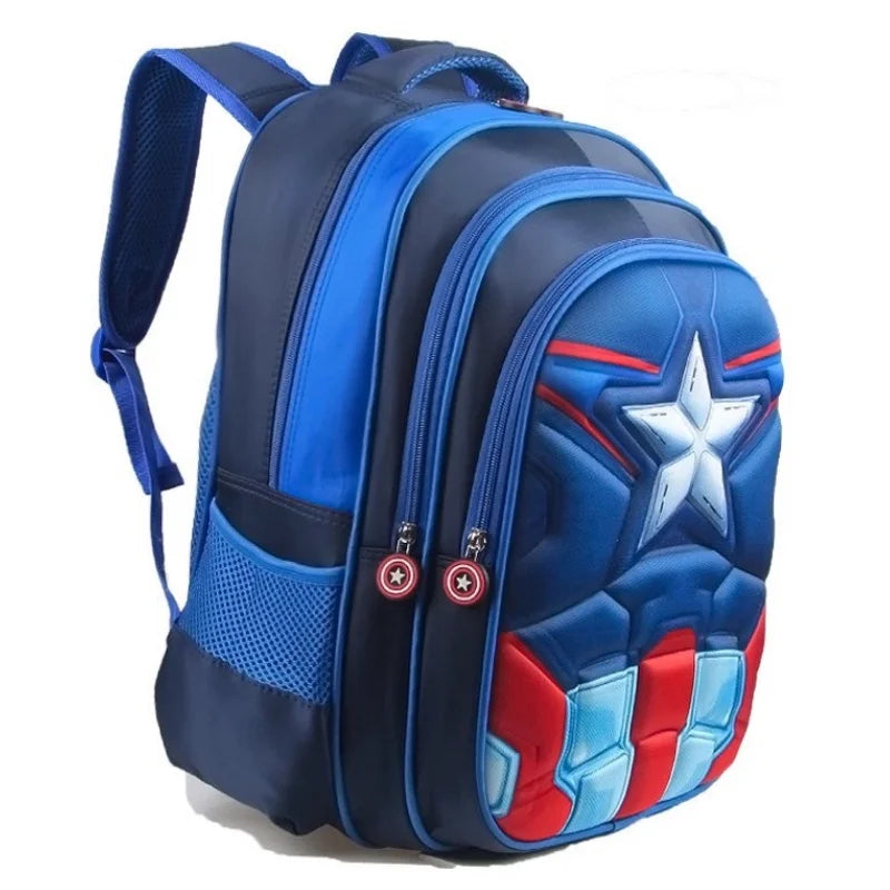 SuperShield Toddler Backpack - Heroic Blue Edition"  Description: