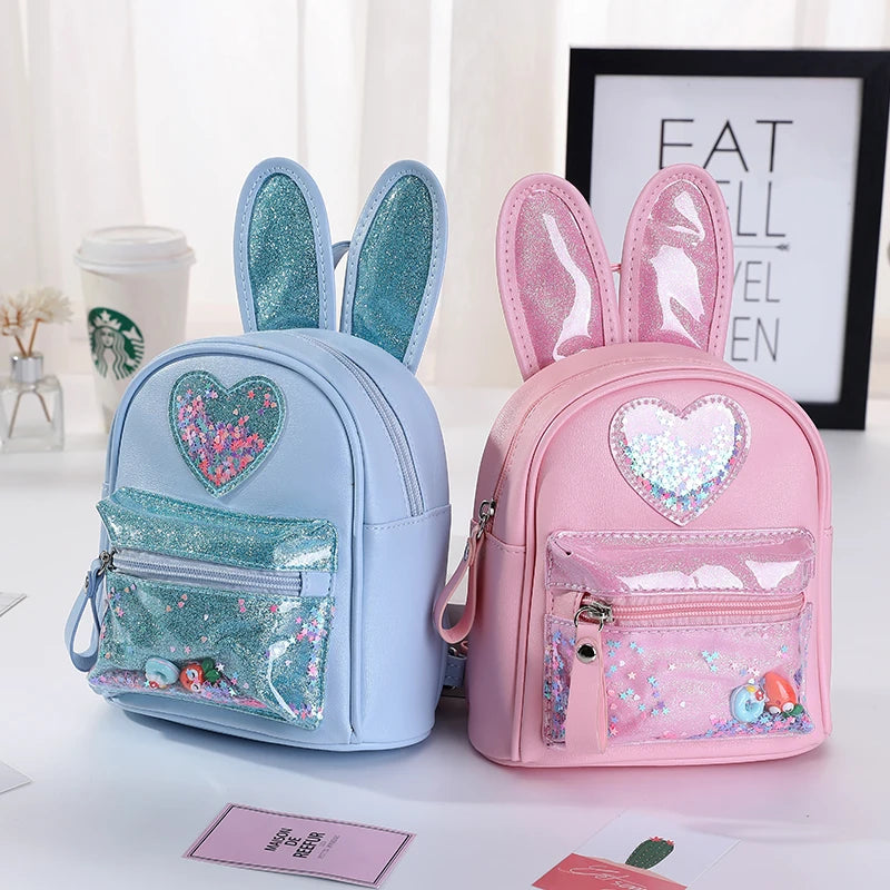 Sparkling Sequin Rabbit Mini Backpack