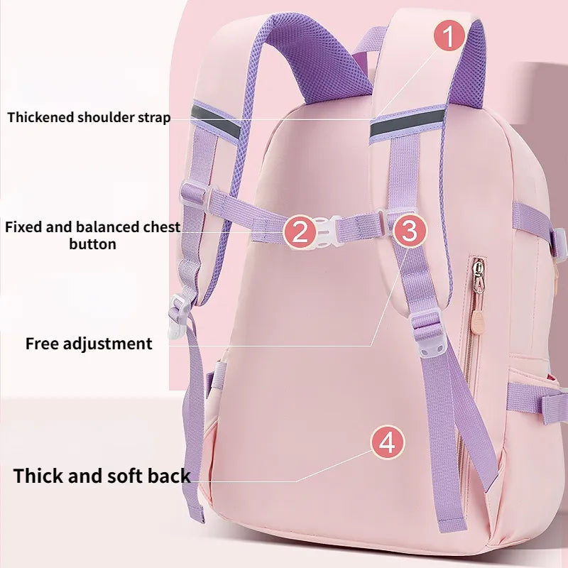 Playful Bunny Large Capacity School Backpack