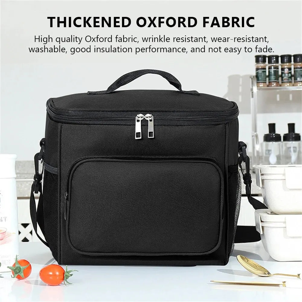 Insulated Lunch Bag with Durable Oxford Fabric