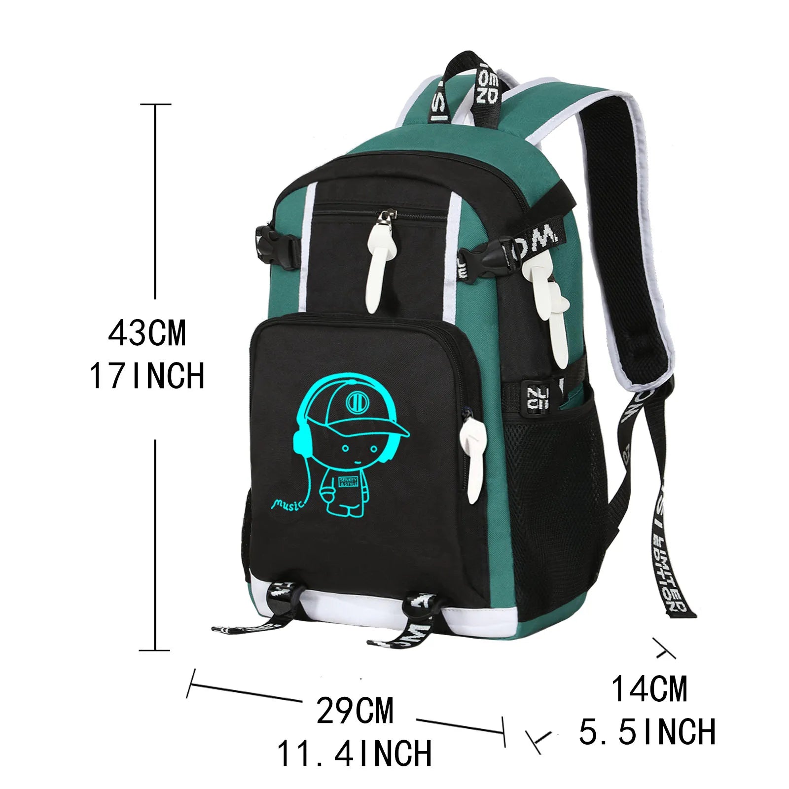 CyberGlow Backpack - Digital Dreams Edition