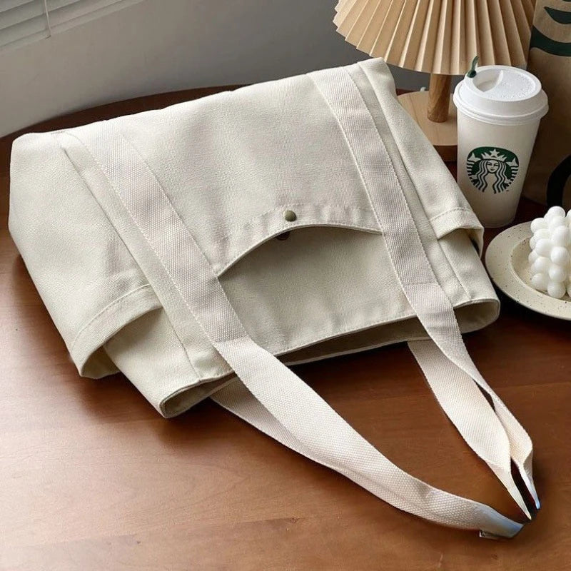 Minimalist Canvas Work Tote