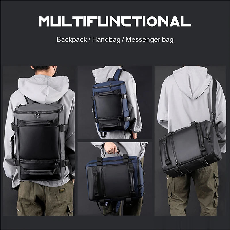 3-in-1 Convertible Backpack – Travel, Handbag, Messenger