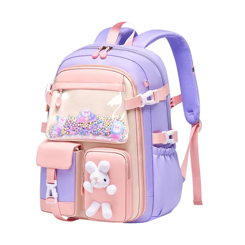 Pastel Dream Primary School Backpack - Kawaii Chic