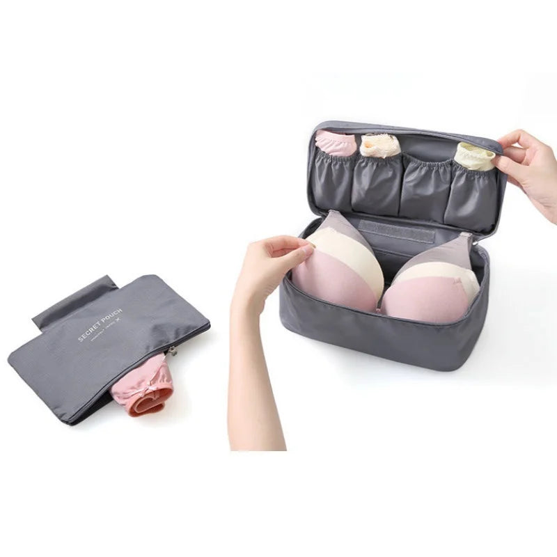 Travel Underwear and Bra Organizer Bag