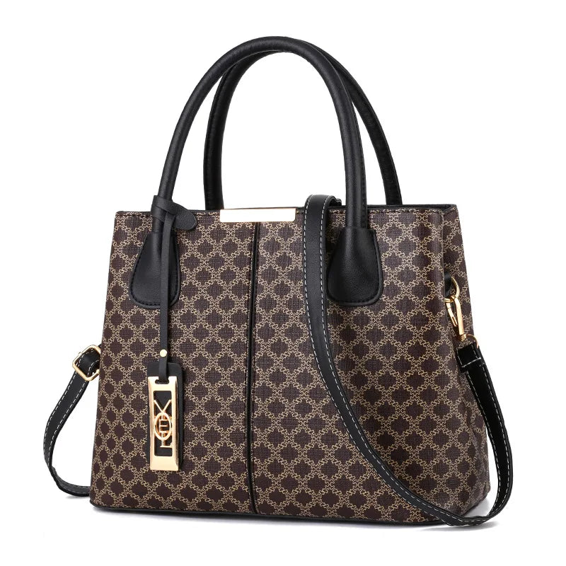 Vento Marea Luxury PU Leather Handbag - Elegant Women's Fashion Shoulder Bag