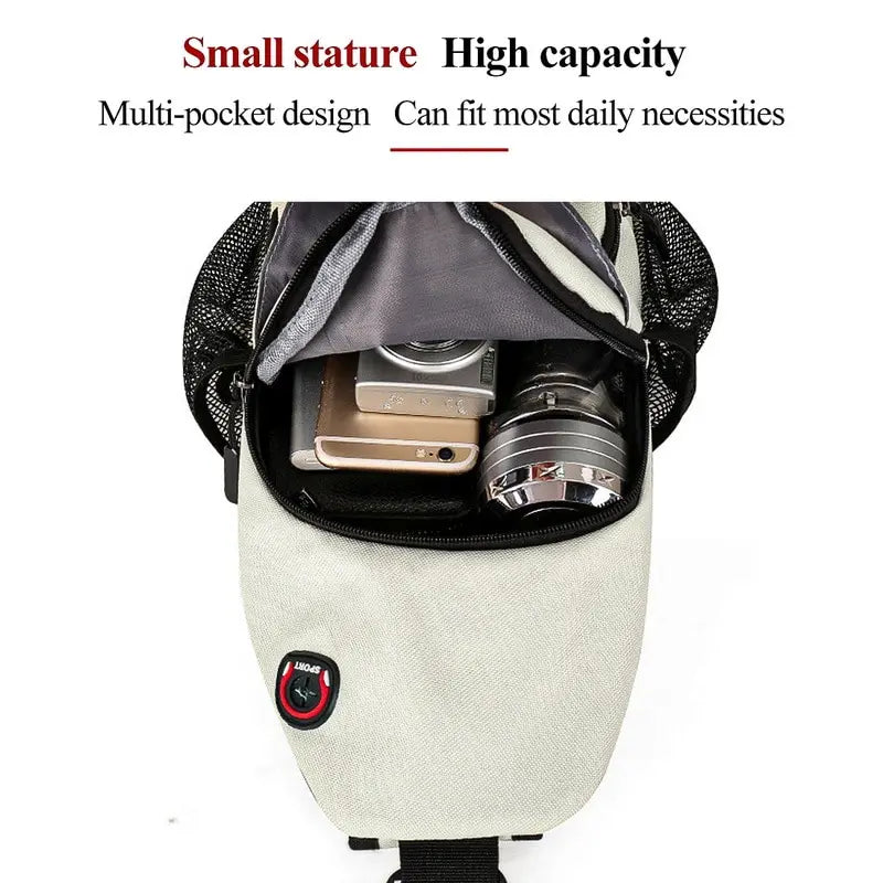 Modern Canvas Sling Backpack for Active Lifestyles