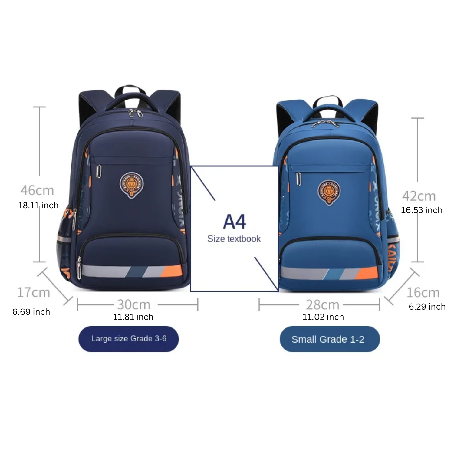 Academic Pro Ergonomic School Backpack