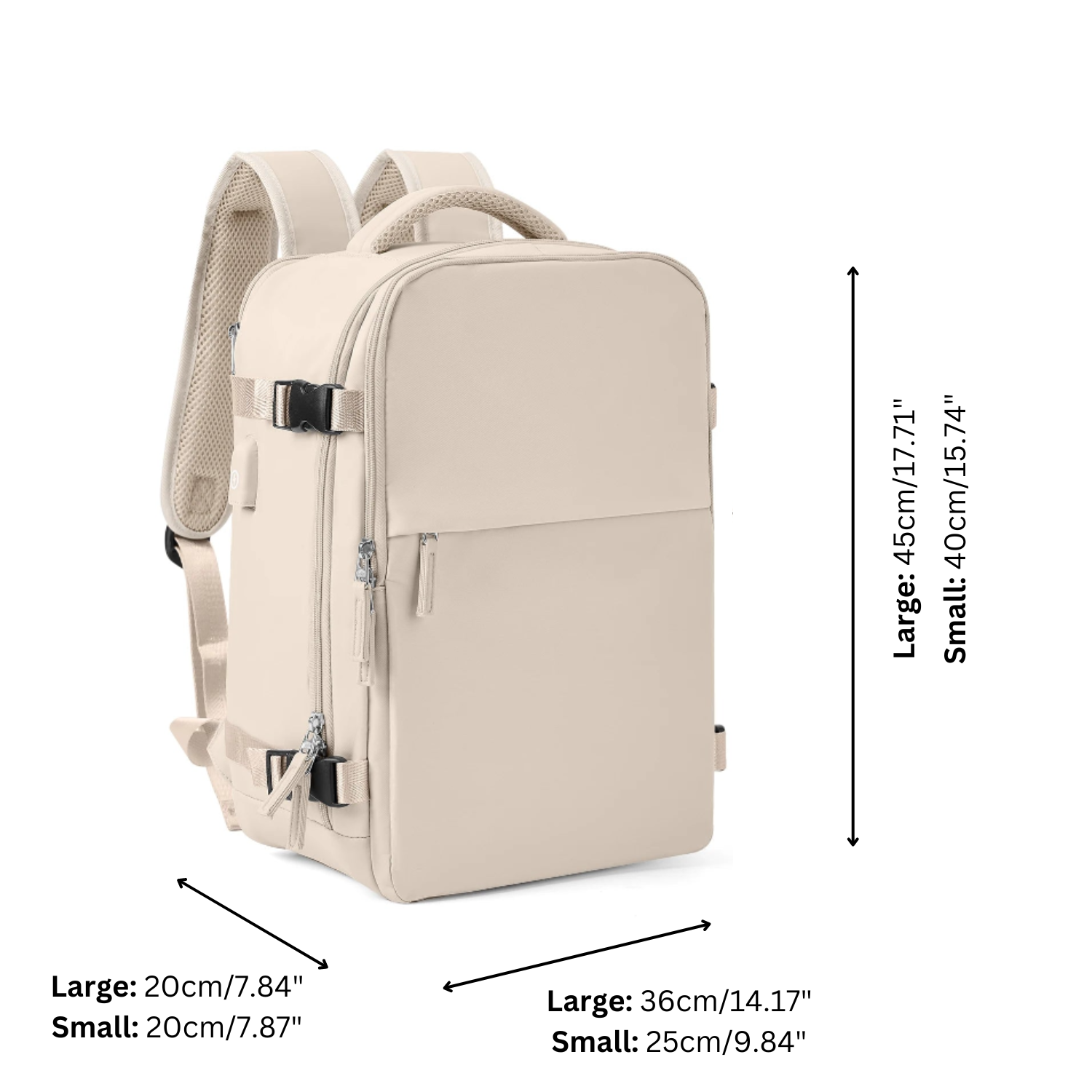 Travel-Optimized Carry-On Backpack for Ryanair & EasyJet