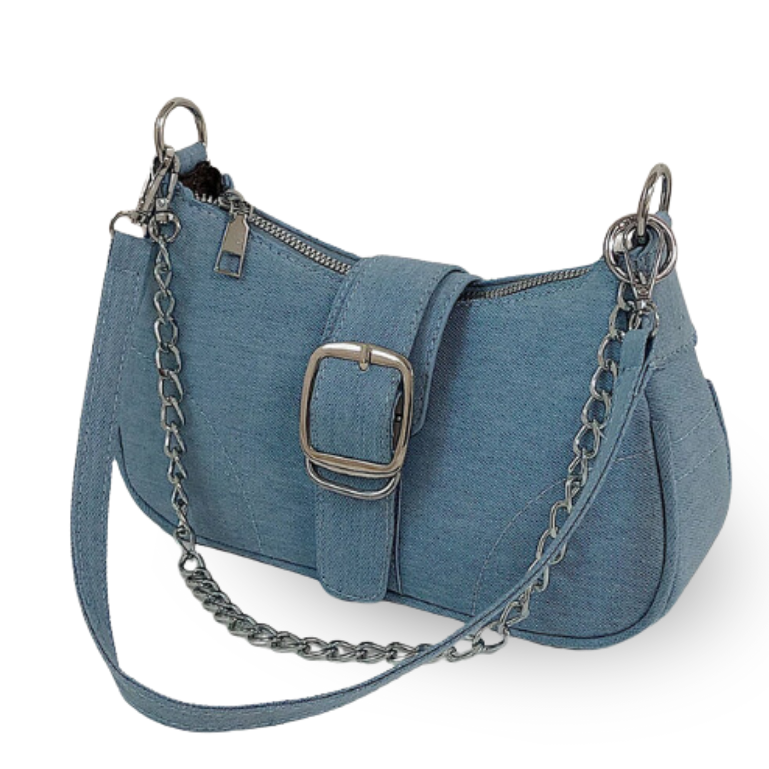 Denim Delight Shoulder Bag: Casual Luxe