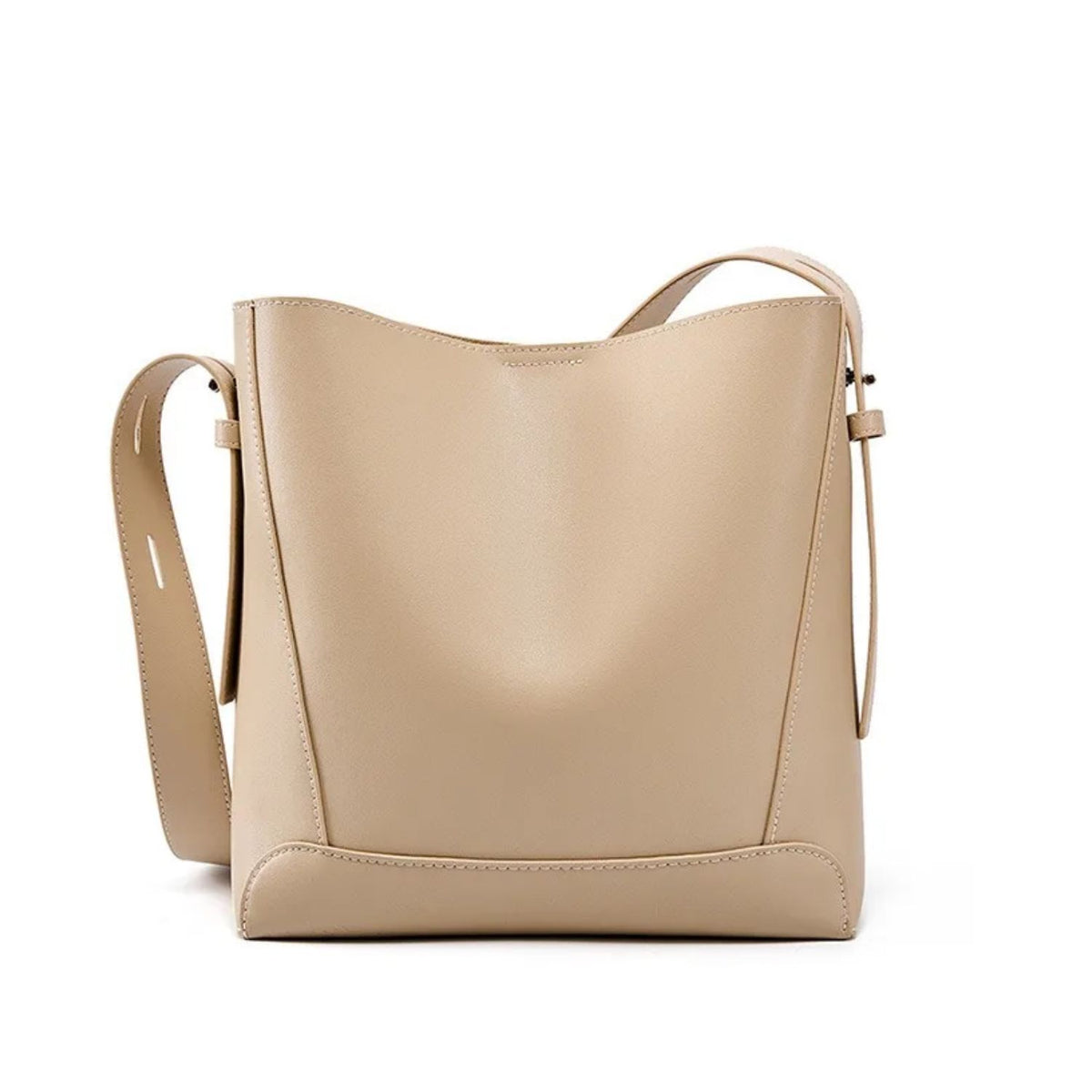 Sarah Bucket Tote – Minimalist Everyday Leather Bag