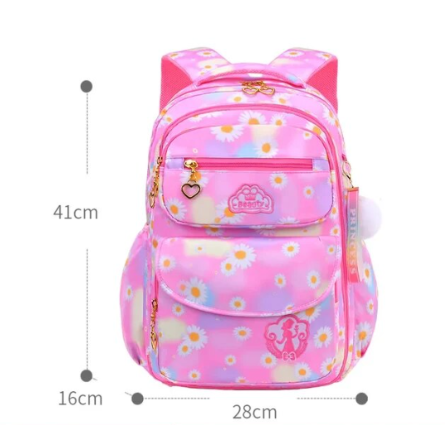 Enchanted Sky School Backpack Set - Magical Pink Gradient