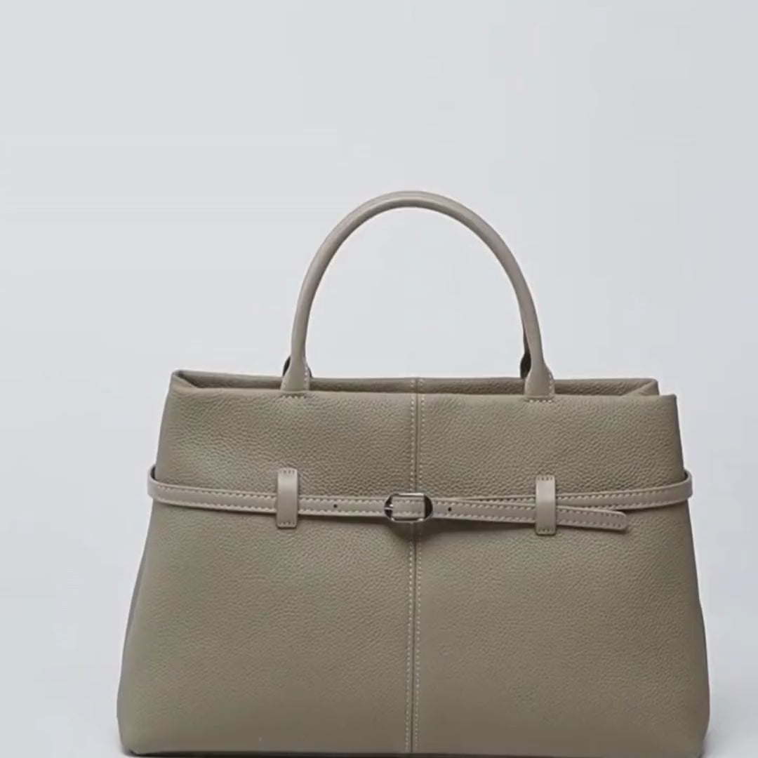 lorelai leather tote bag