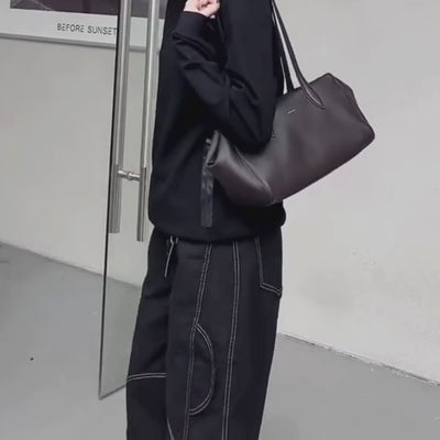 dark brow margot leather bag video