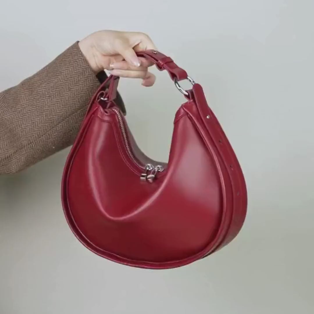 Vivienne Crescent Hobo Bag
