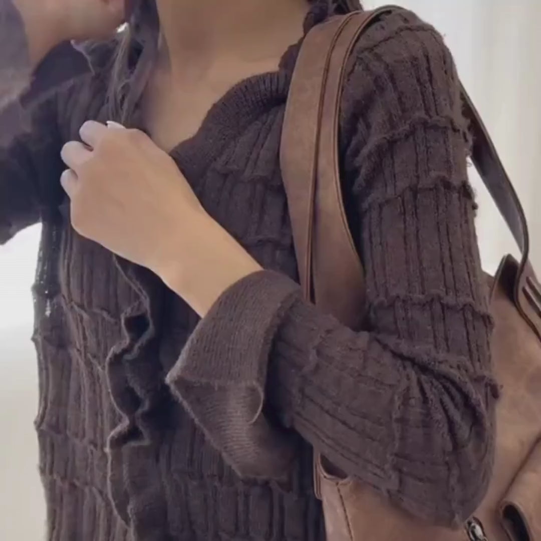 brown vintage handbag video